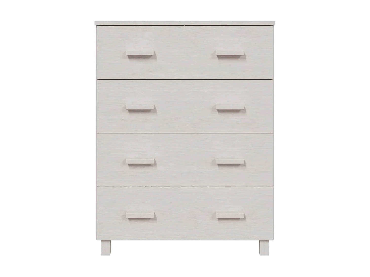 Buffet HAMAR Blanc 79x40x103,5 cm Bois massif de pin