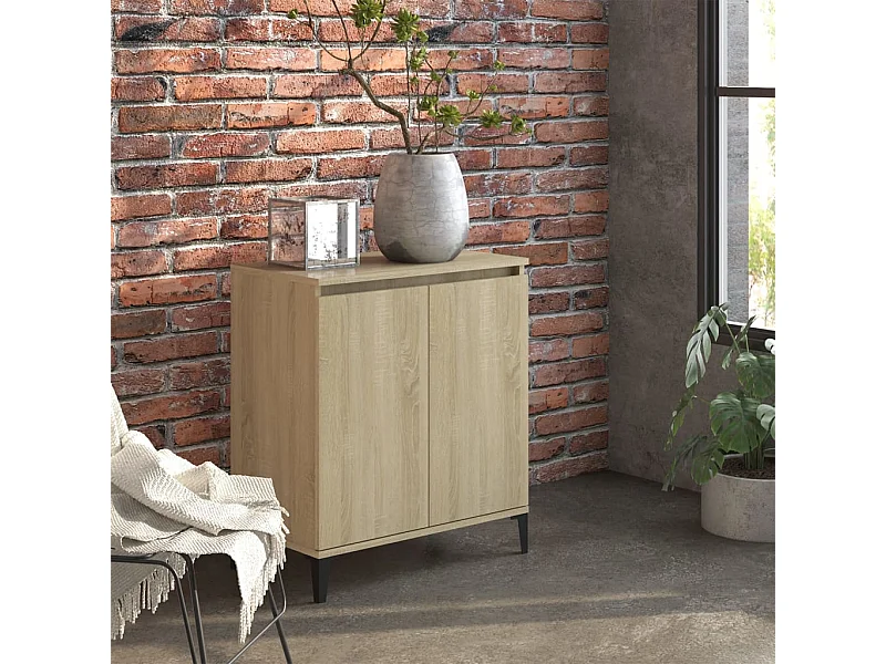 Buffet chêne sonoma 60x35x70 cm bois d'ingénierie