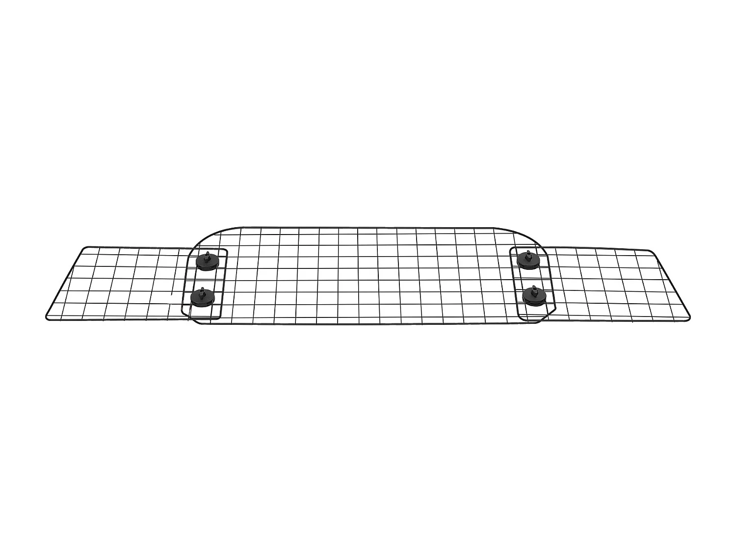 Barrière de Sécurité Réglable pour Chien SucceBuy, (90 à 154 cm), Séparateur de Voiture pour Espace de Chargement