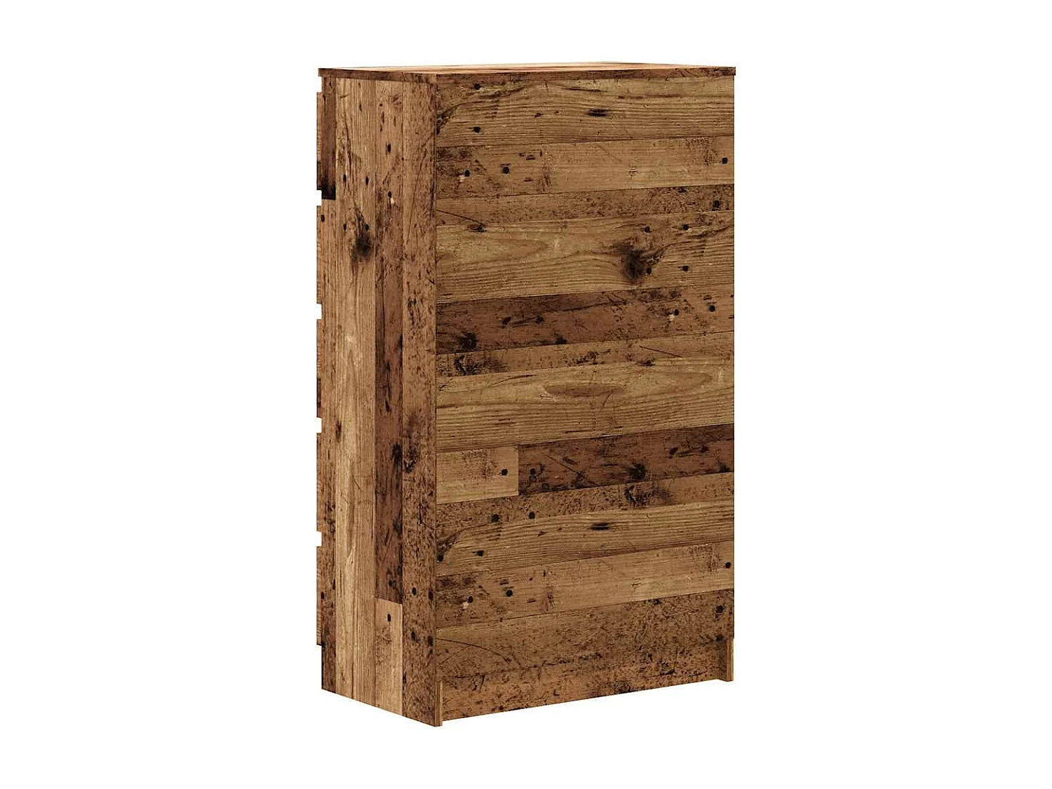 Cassettiera antica in legno 60x36x103 cm in legno ingegnerizzato