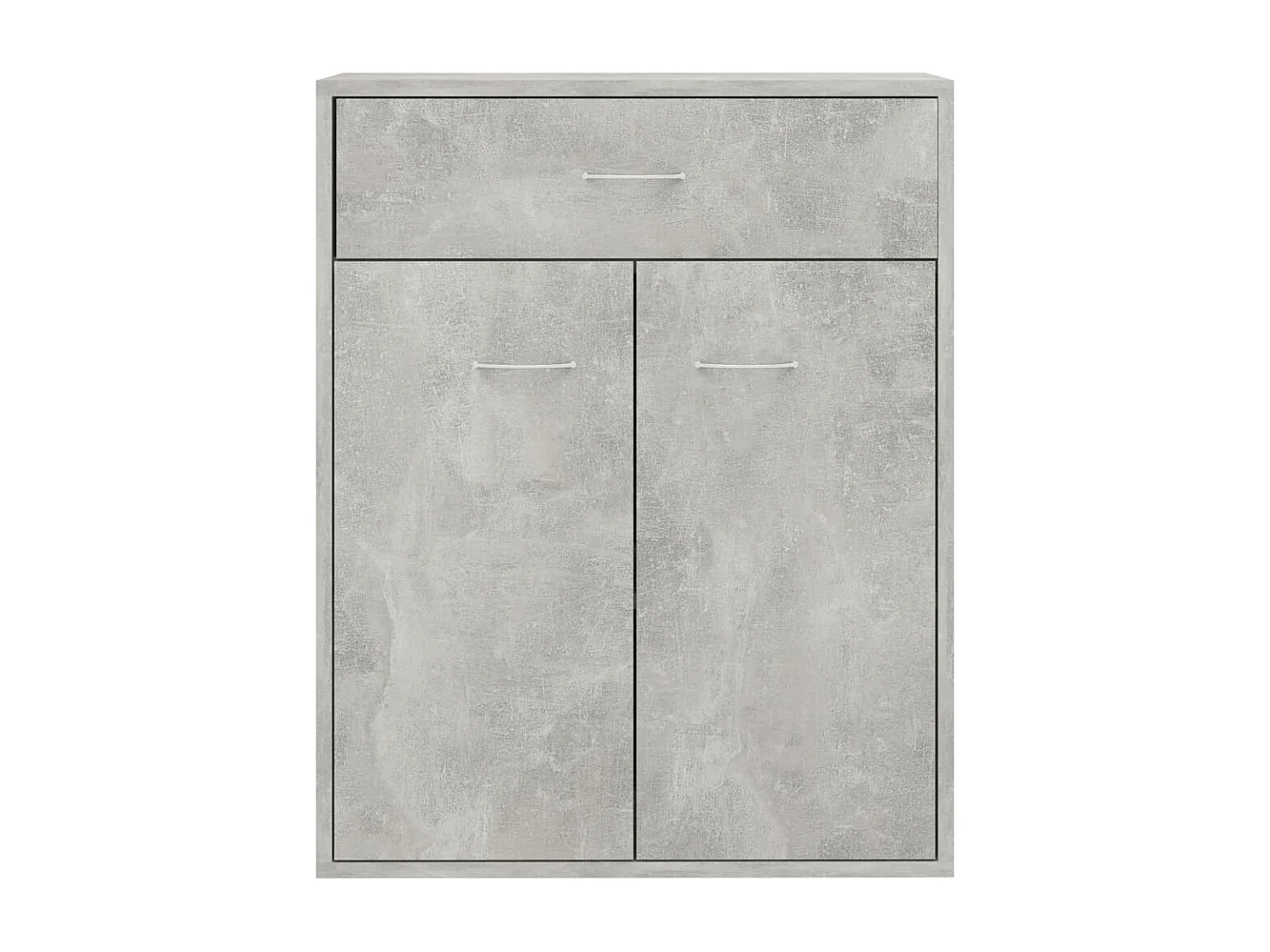 Buffet Gris béton 60x30x75 cm Bois d'ingénierie