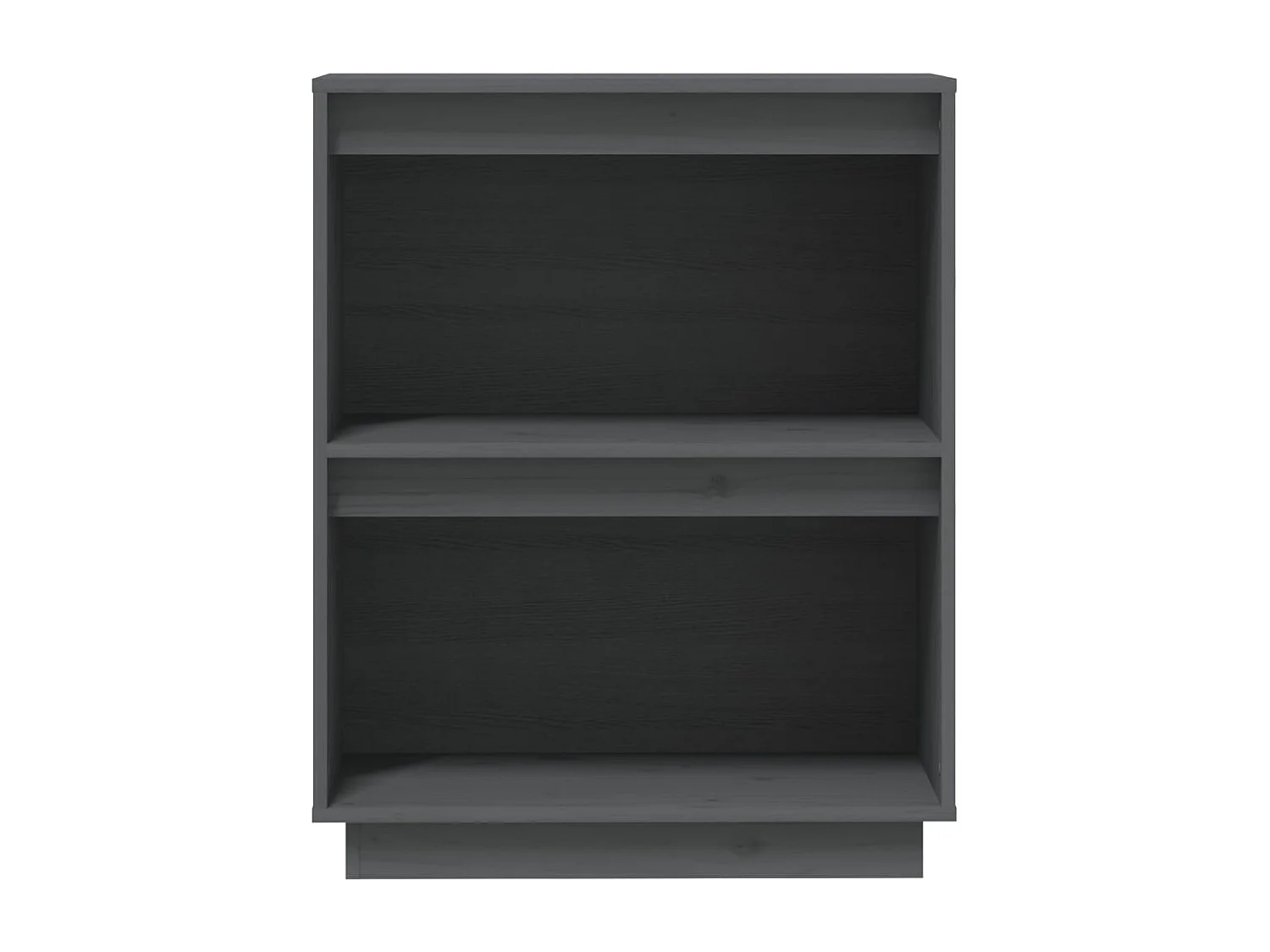 Armoire console Gris 60x34x75 cm Bois de pin solide