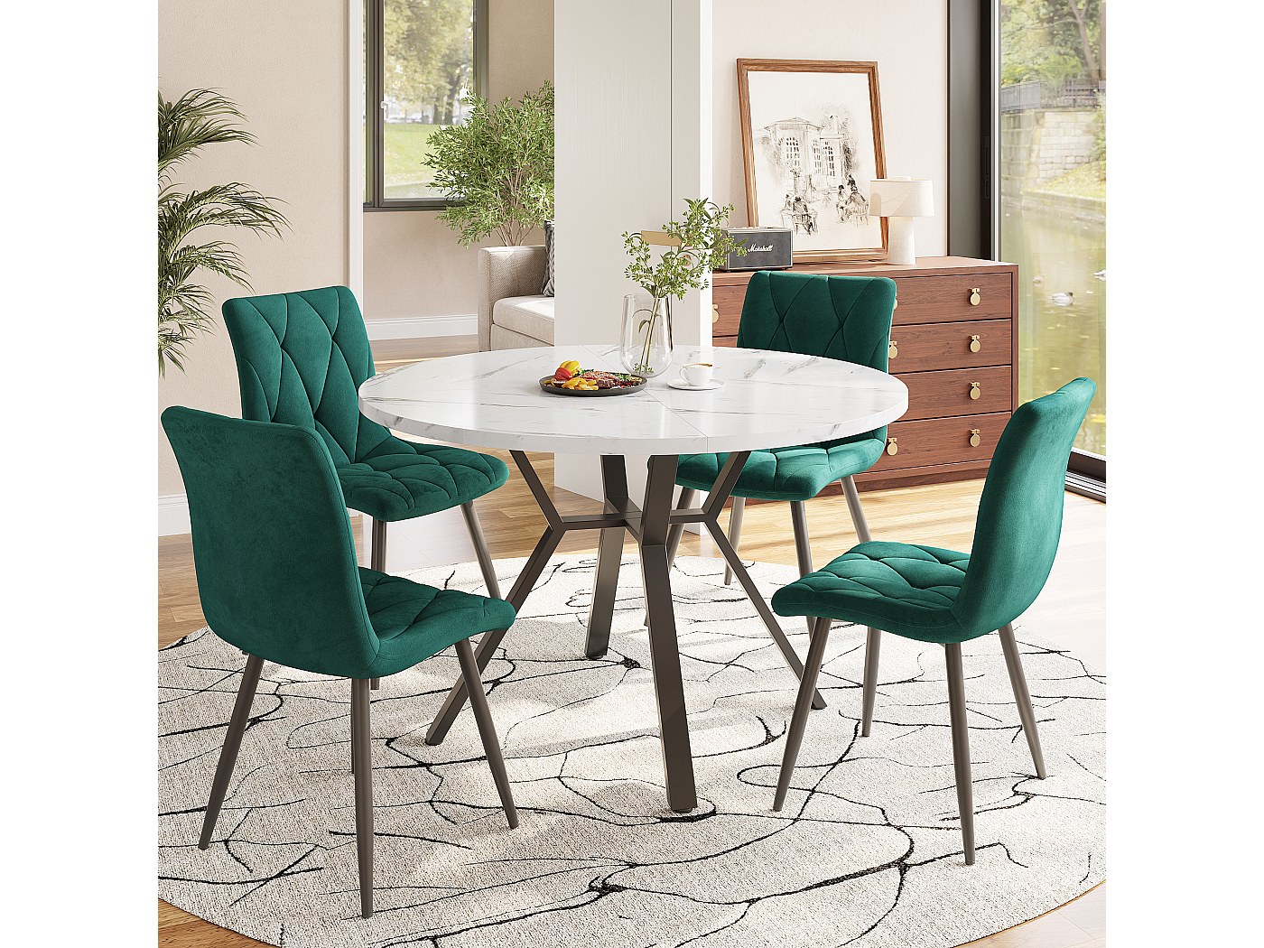 Zwarte Moderne eettafels kopen? ✔️ Tot 50% korting