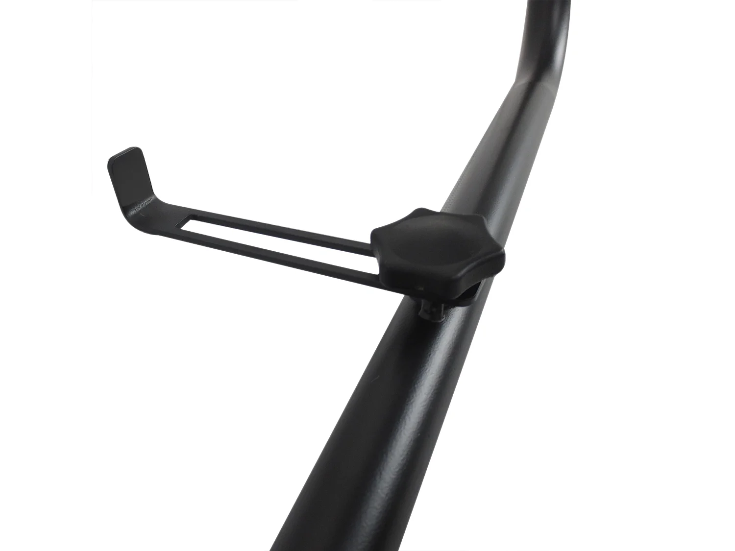 Tavolo sospeso regolabile per balcone, metallo, nero (60x56,5x45cm)