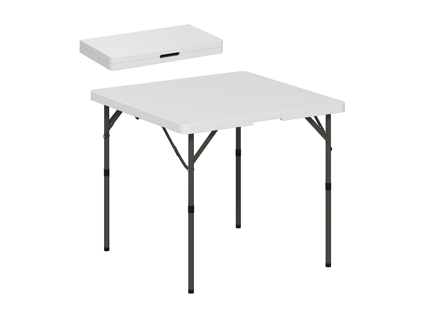Table Basse Jardin Relaxdays Table De Jardin Pliante, Carru00e9e