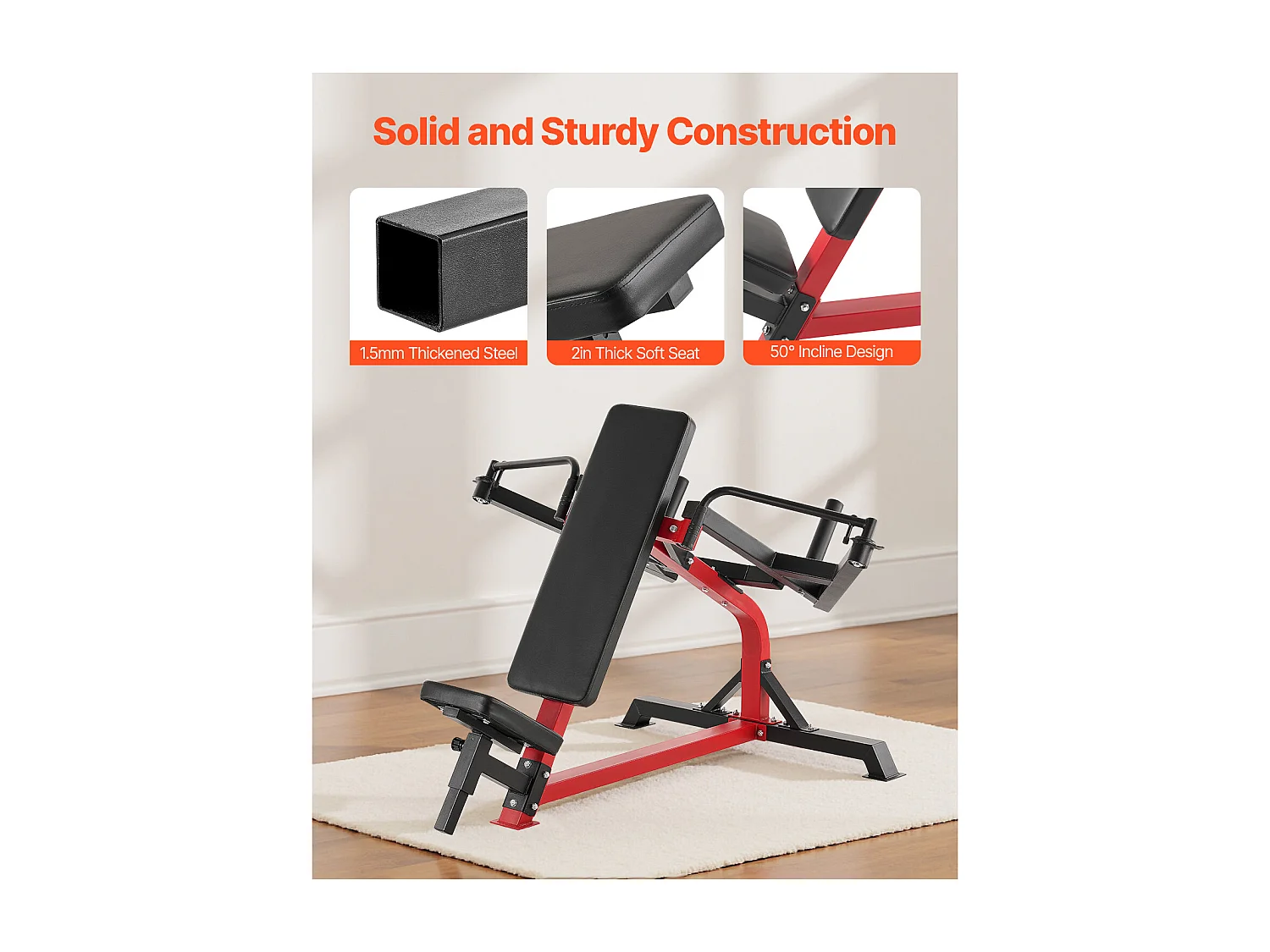 Appareil de Musculation SucceBuy, pour Écarté Incliné et Inversé Deltoïde, pour Entraînement du Haut du Corps, Équipement pour Gym à Domicile