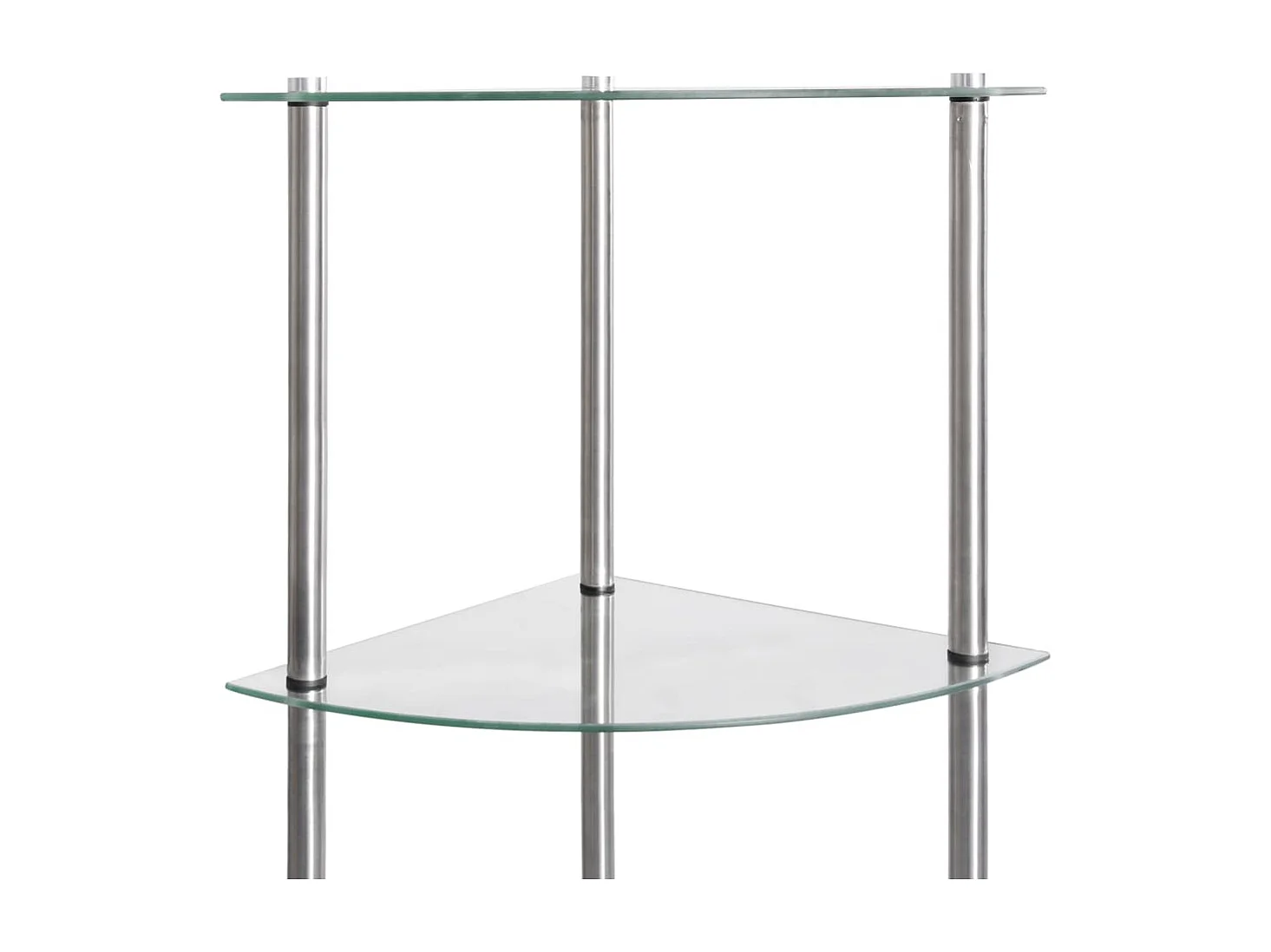 6-laags plank Transparant 30x30x160 cm Gehard glas