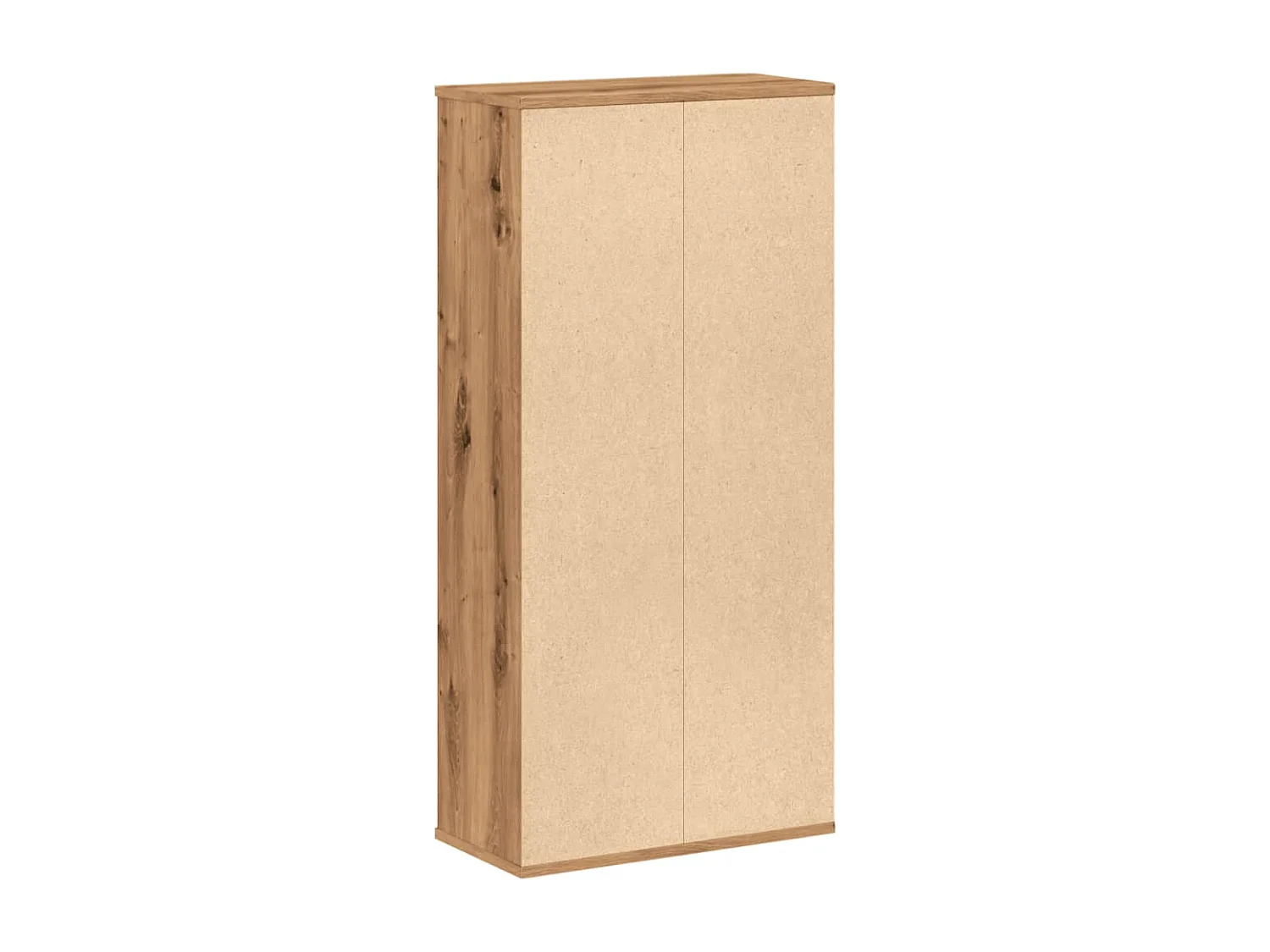 Bibliothèque chêne artisanal 50x25x105 cm bois d'ingénierie