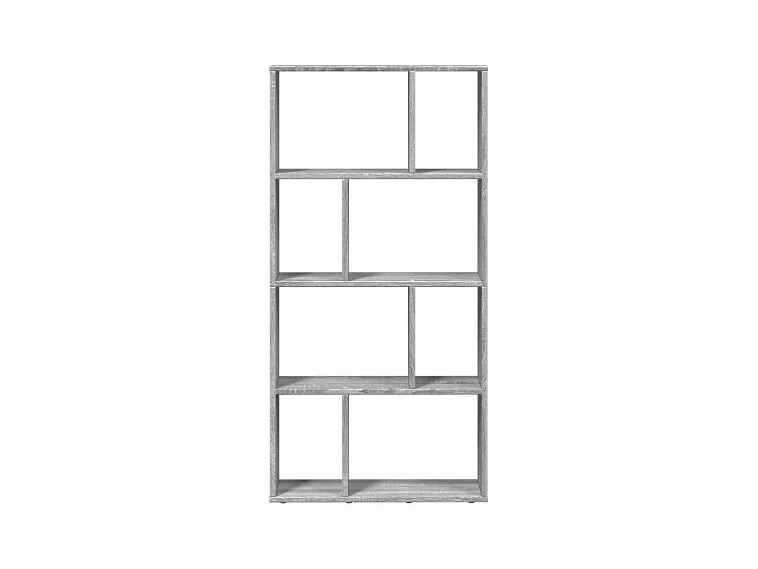 Libreria Sonoma grigia 60x20x120 cm in legno ingegnerizzato