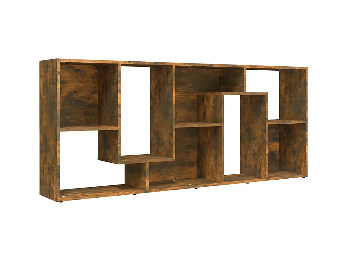 Bibliothèque Chêne fumé 67x24x161 cm Bois d'ingénierie