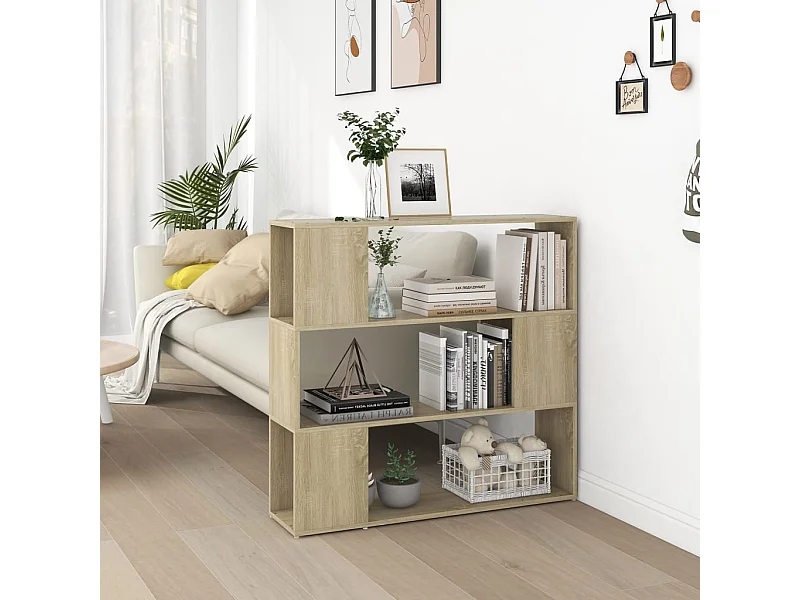 Libreria/Divisorio Sonoma Oak 100x24x94 cm
