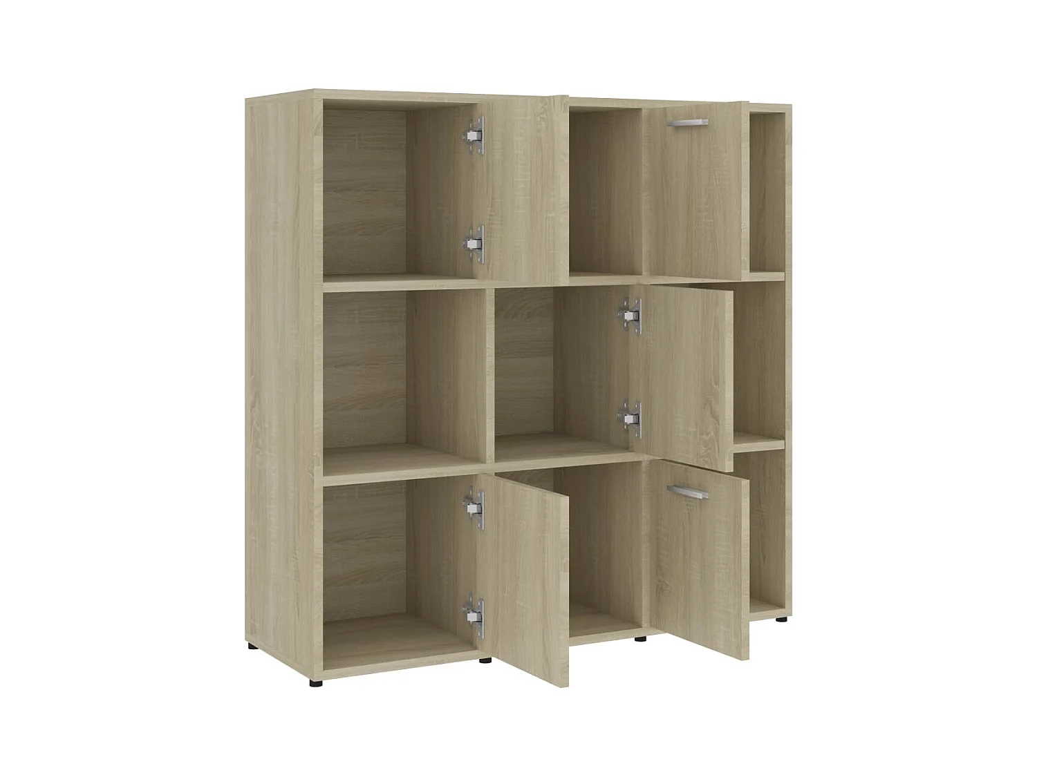 Bibliothèque Chêne sonoma 90x30x90 cm Bois d’ingénierie