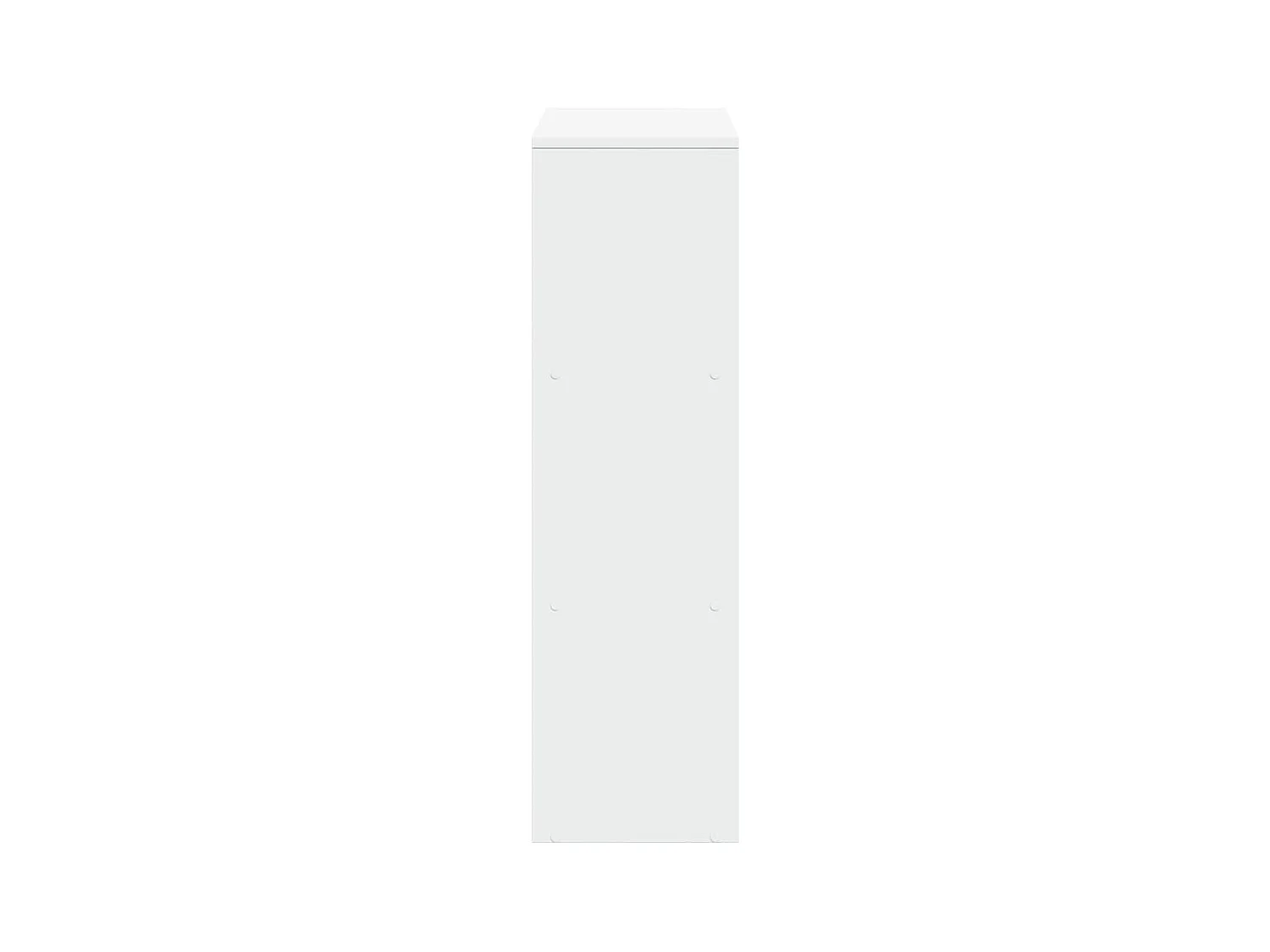 Étagère séparatrice de pièce à 3 niveaux blanc 99x29x99 cm