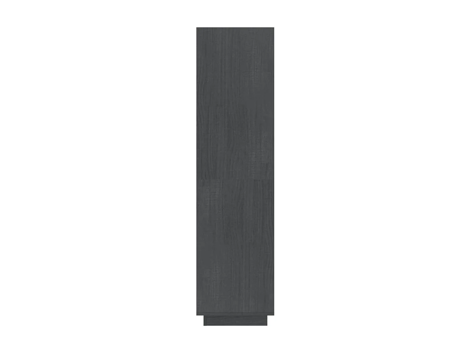 Bücherregal/Raumteiler grau 40x35x135 cm Kiefer massiv