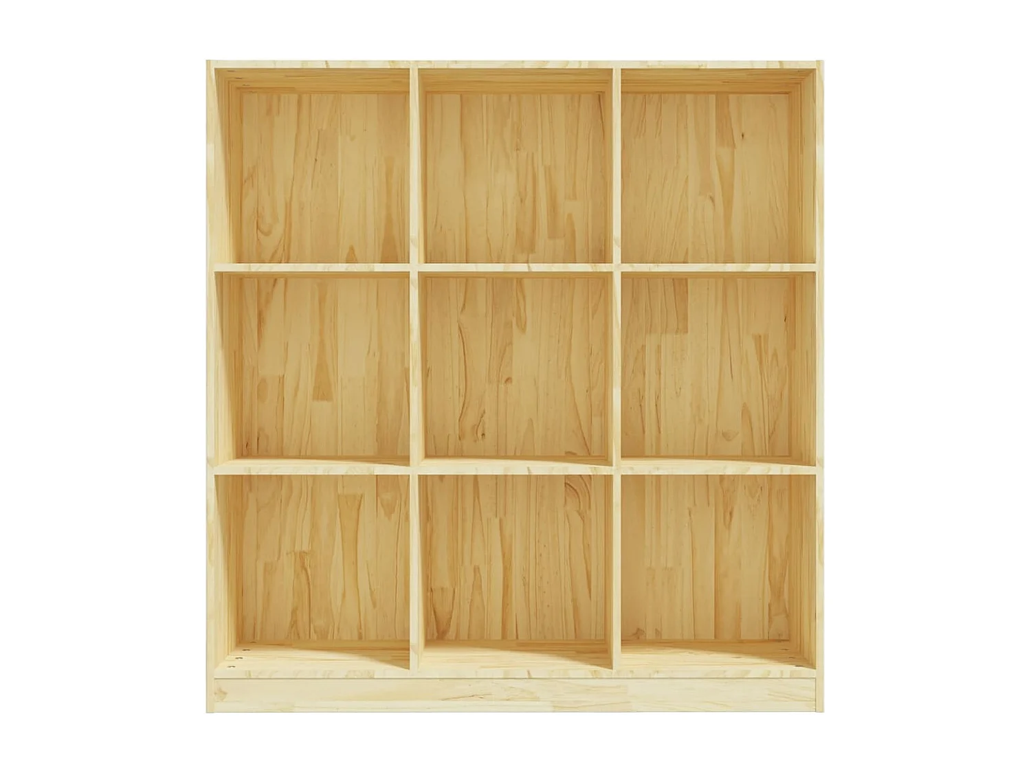 Boekenkast/kamerverdeler 104x33,5x110 cm massief grenen