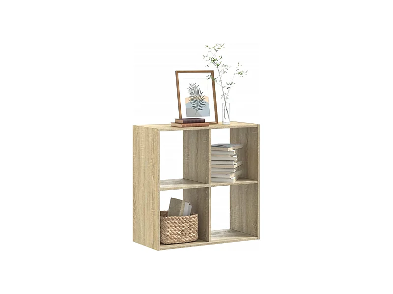 Sonoma eiken boekenkast 68,5x32x68,5 cm bewerkt hout