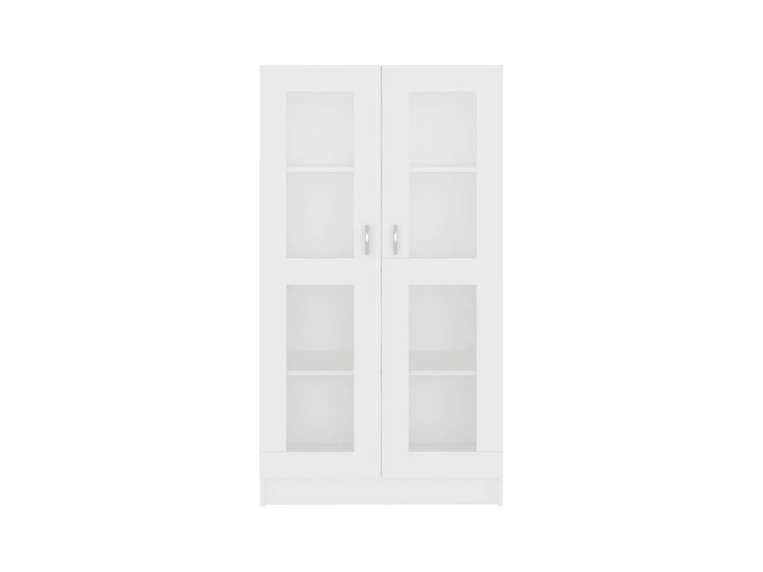 Vitrinekast Wit 82,5x30,5x150 cm Technisch hout