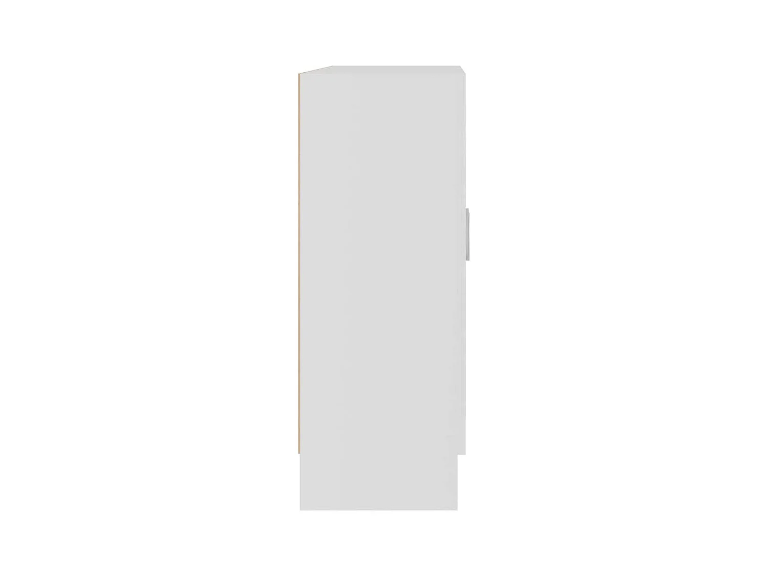 Armoire à vitrine Blanc 82,5x30,5x80 cm Bois d'ingénierie