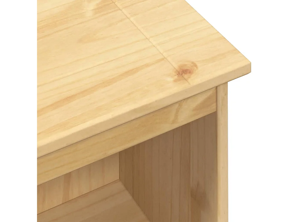 Libreria Corona 46x29x100 cm in legno massello di pino