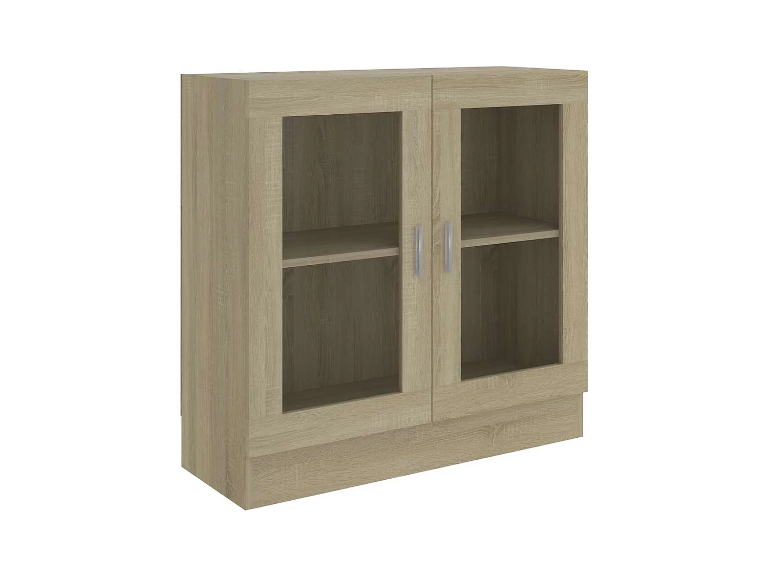 Vetrina in rovere Sonoma 82,5x30,5x80 cm in legno ingegnerizzato