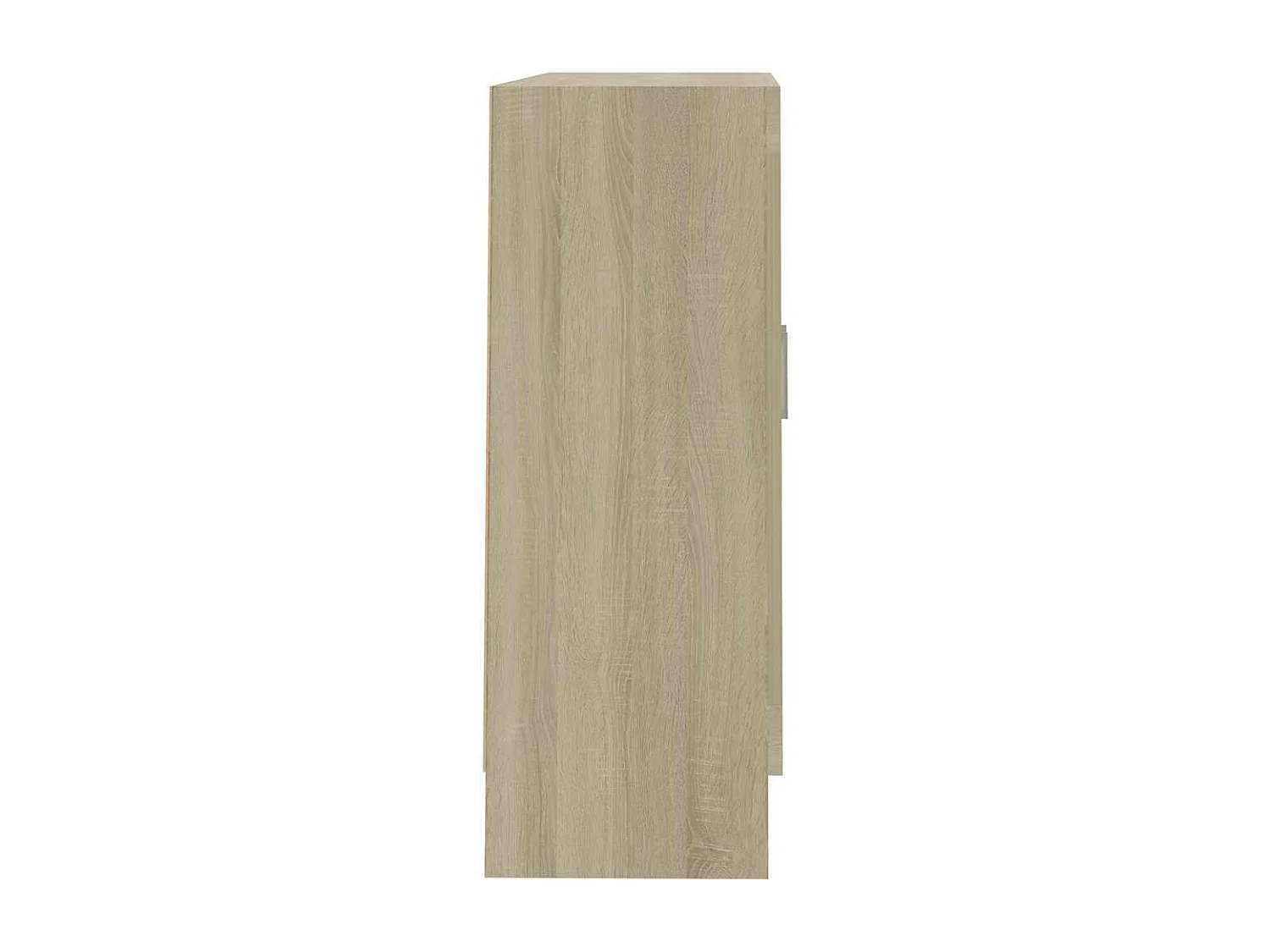 Vetrina in rovere Sonoma 82,5x30,5x80 cm in legno ingegnerizzato