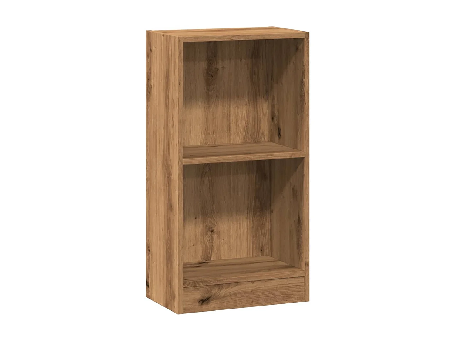 Bibliothèque chêne artisanal 40x24x76 cm bois d'ingénierie