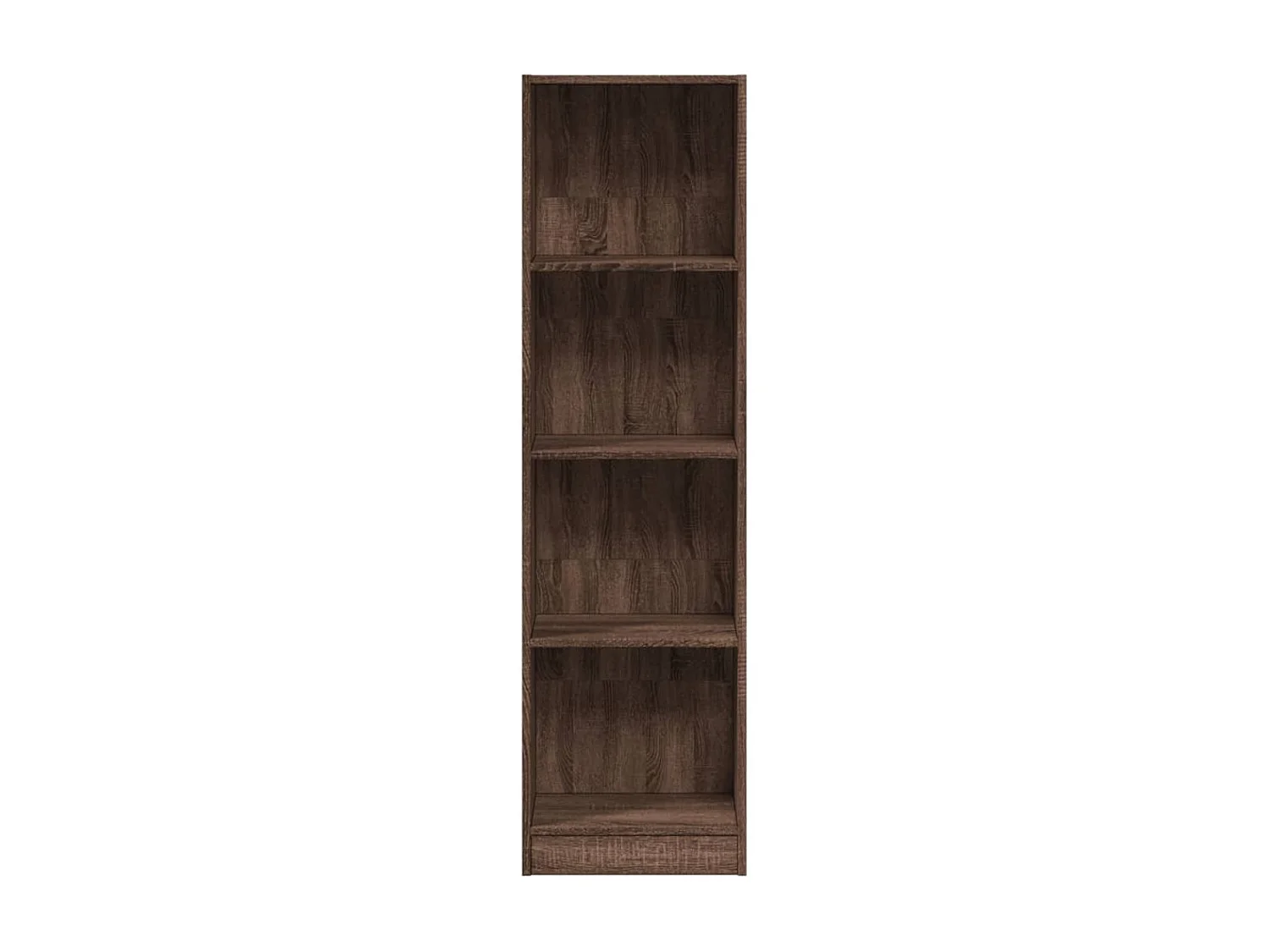 Bibliothèque chêne marron 40x24x143 cm bois d'ingénierie