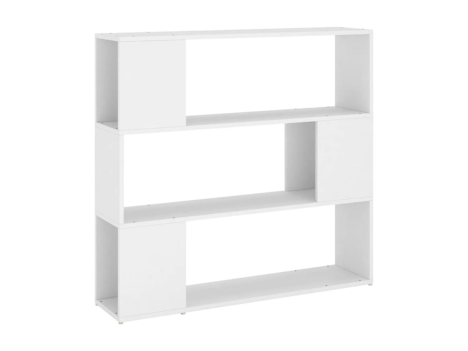 Bibliothèque/Séparateur de pièce Blanc 100x24x94 cm