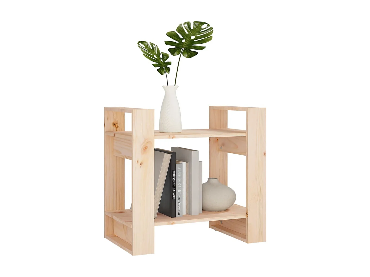 Librería/Separador de ambientes 60x35x57 cm Pino macizo