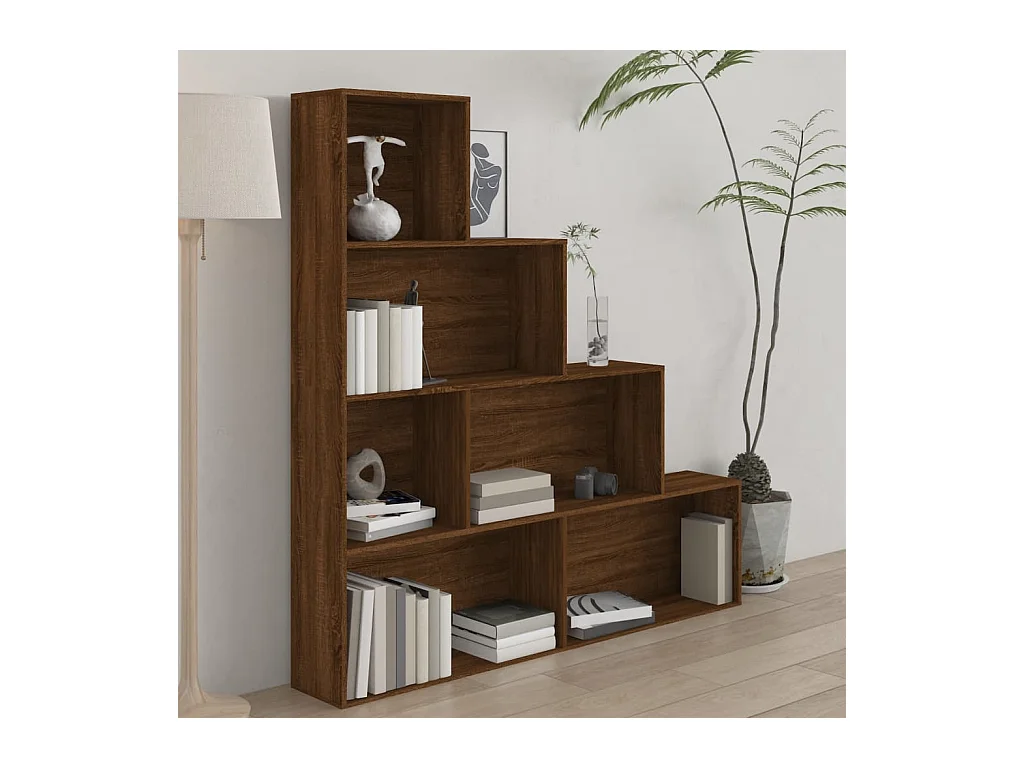 Libreria Rovere marrone 155x24x160 cm