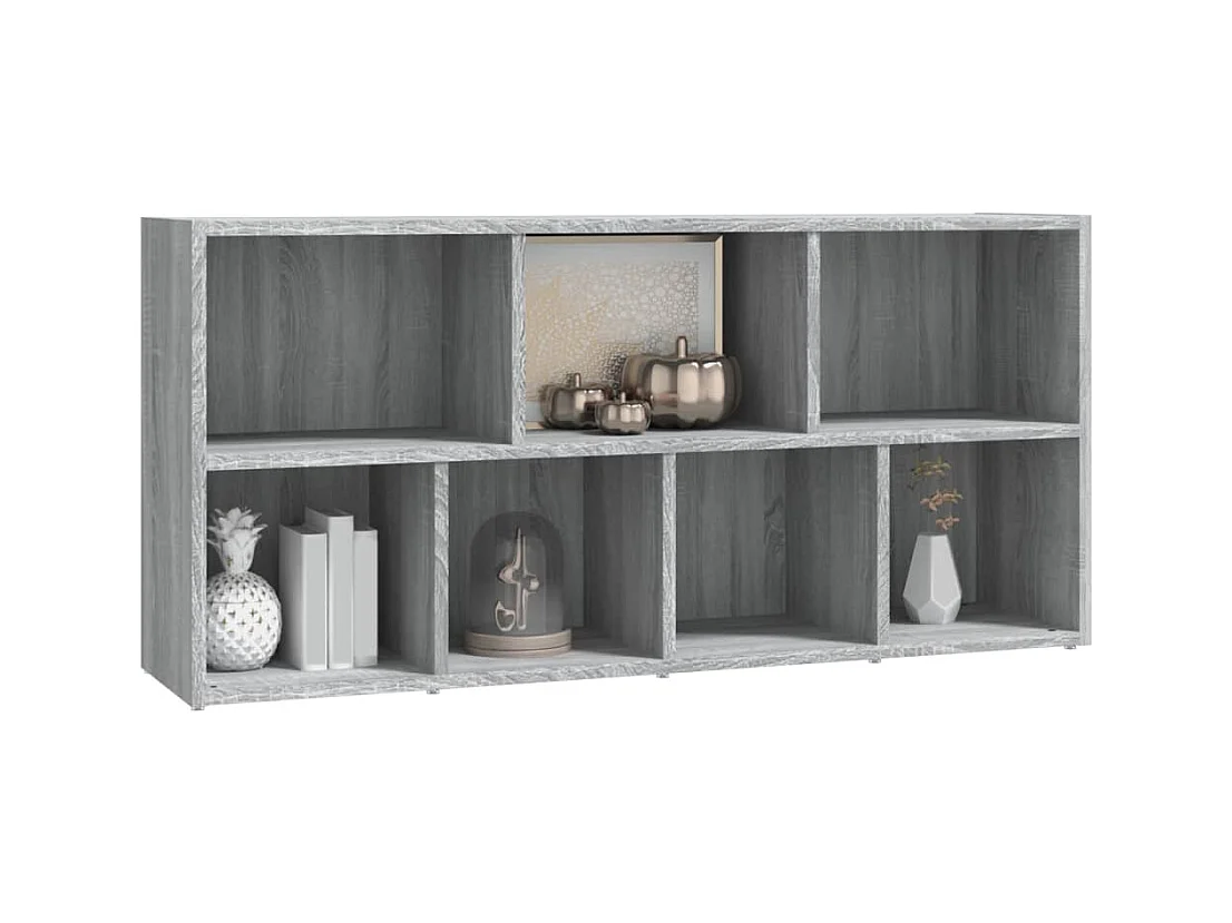 Armoire à livres Sonoma gris 50x25x106 cm