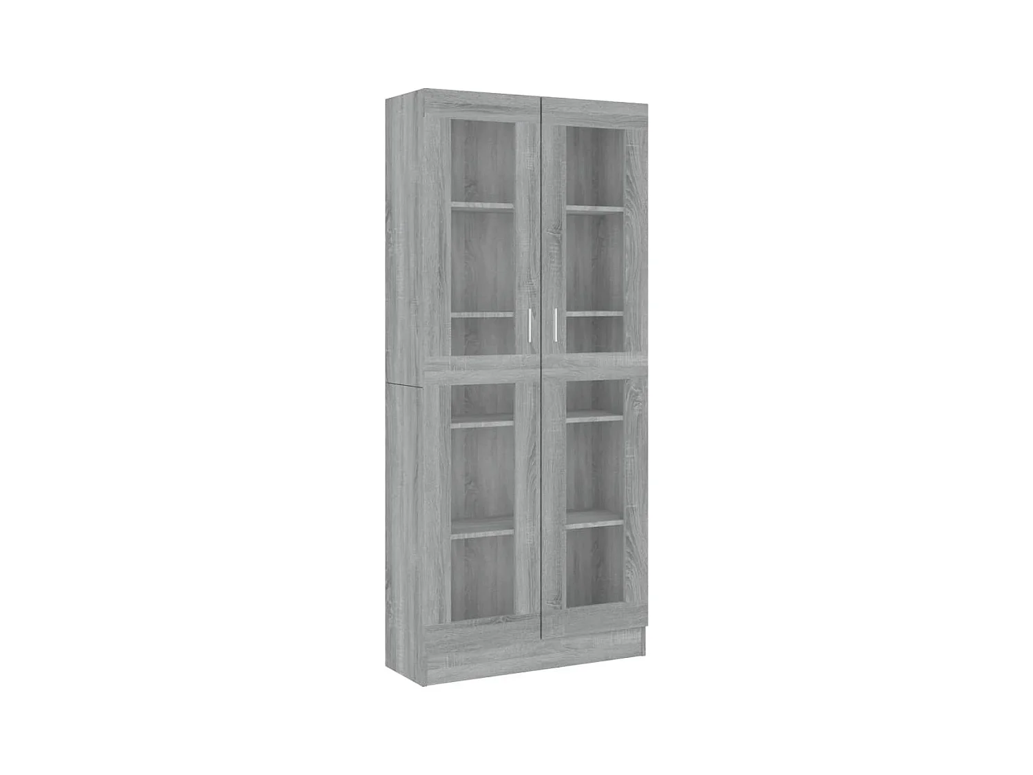 Armoire à vitrine Sonoma gris 82,5x30,5x185,5cm Bois ingénierie