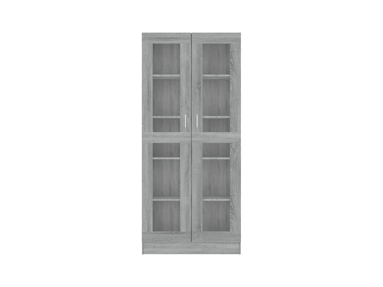 Armoire à vitrine Sonoma gris 82,5x30,5x185,5cm Bois ingénierie
