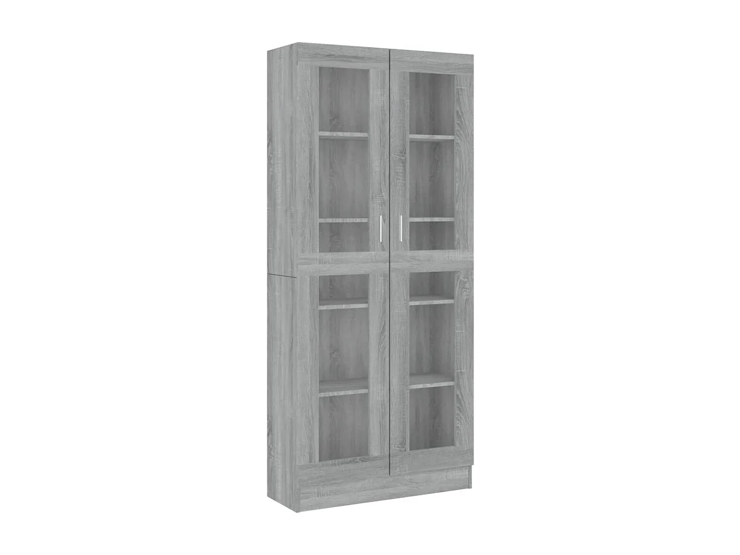 Armoire à vitrine Sonoma gris 82,5x30,5x185,5cm Bois ingénierie