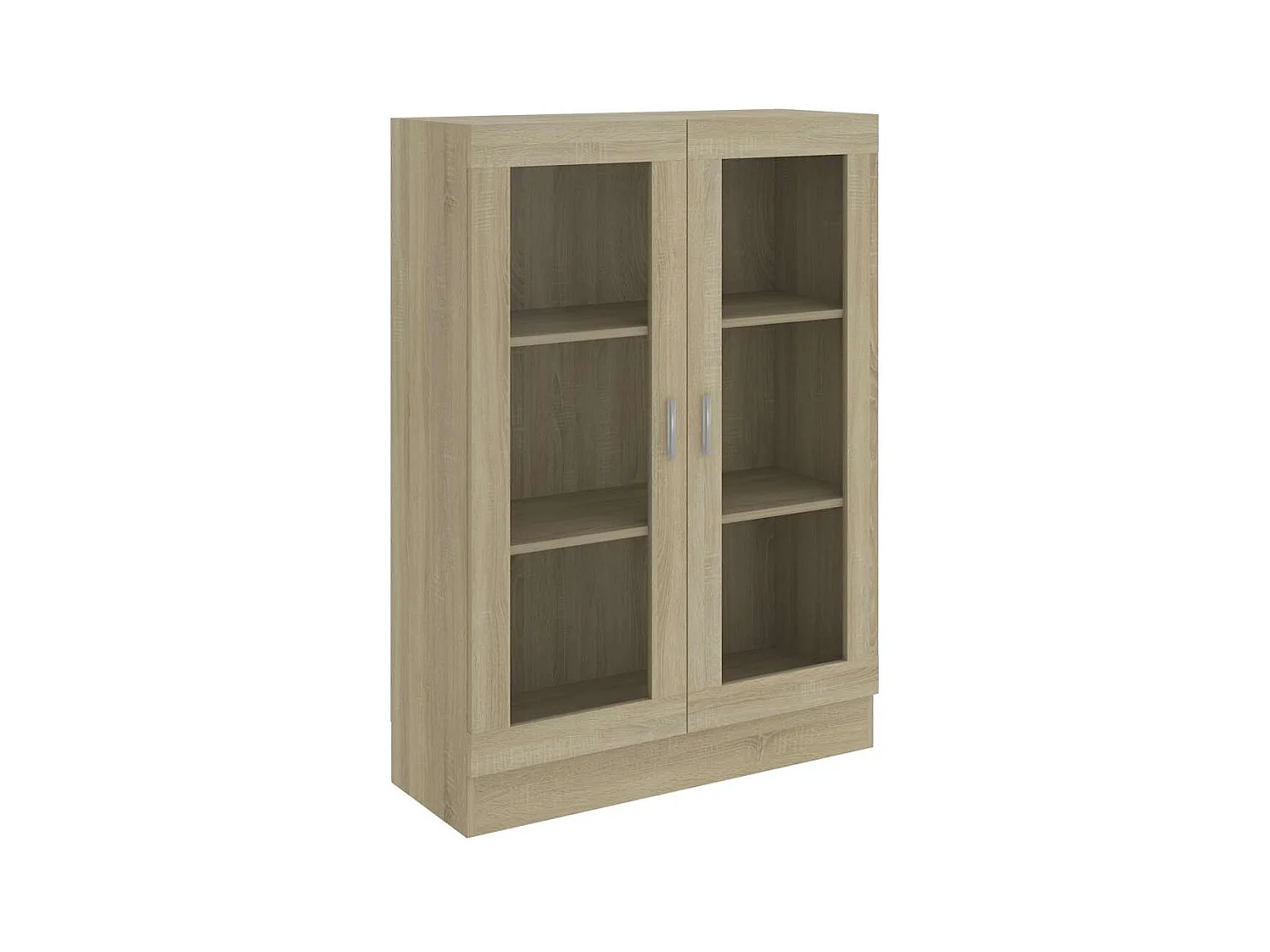 Vetrina in rovere Sonoma 82,5x30,5x115 cm in legno ingegnerizzato