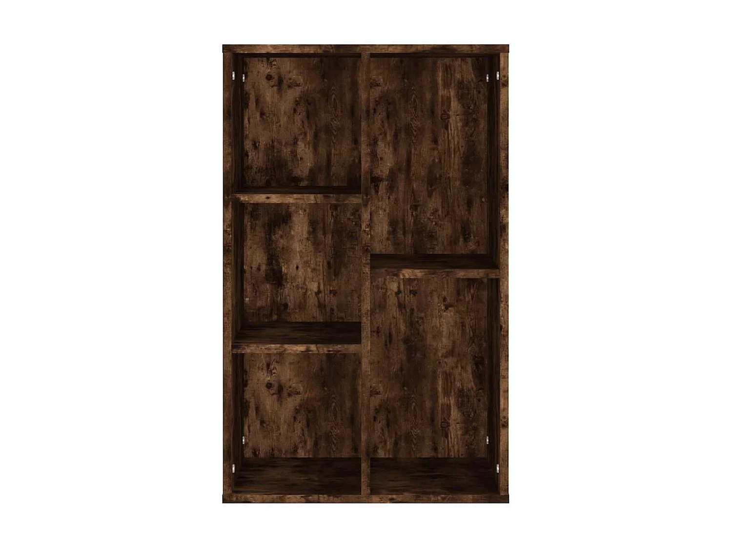 Bibliothèque/Buffet chêne fumé 50x25x80 cm bois d'ingénierie