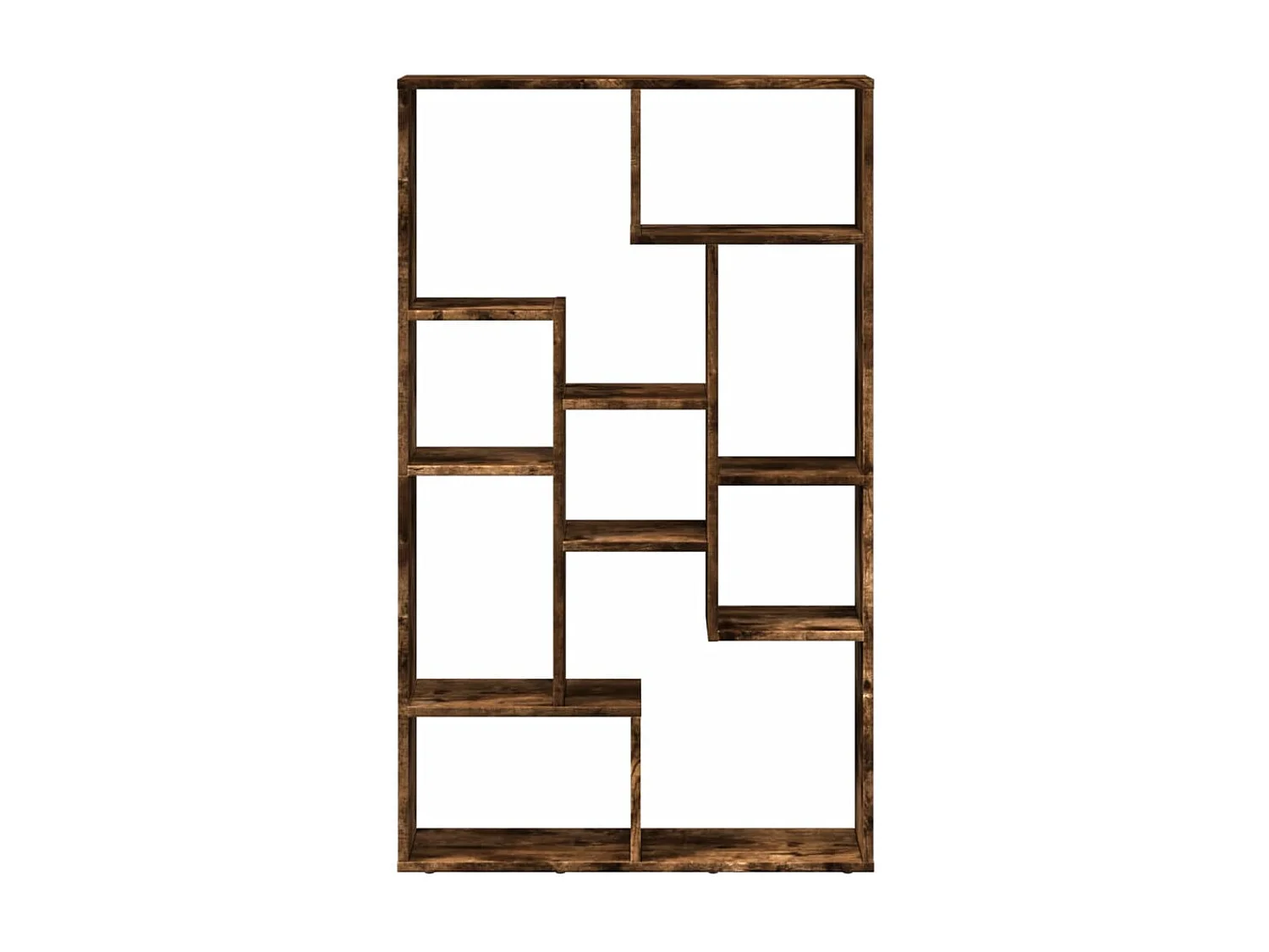 Libreria in rovere affumicato 72x20x120 cm in legno ingegnerizzato