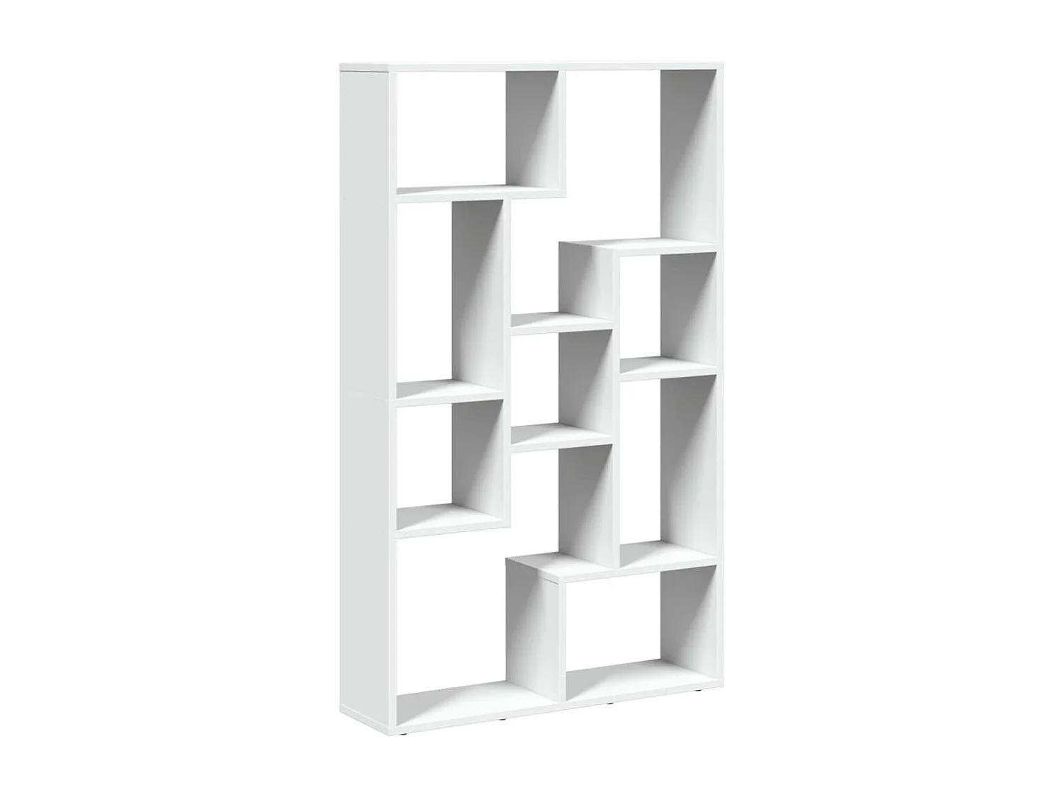 Libreria bianca 72x20x120 cm in legno ingegnerizzato