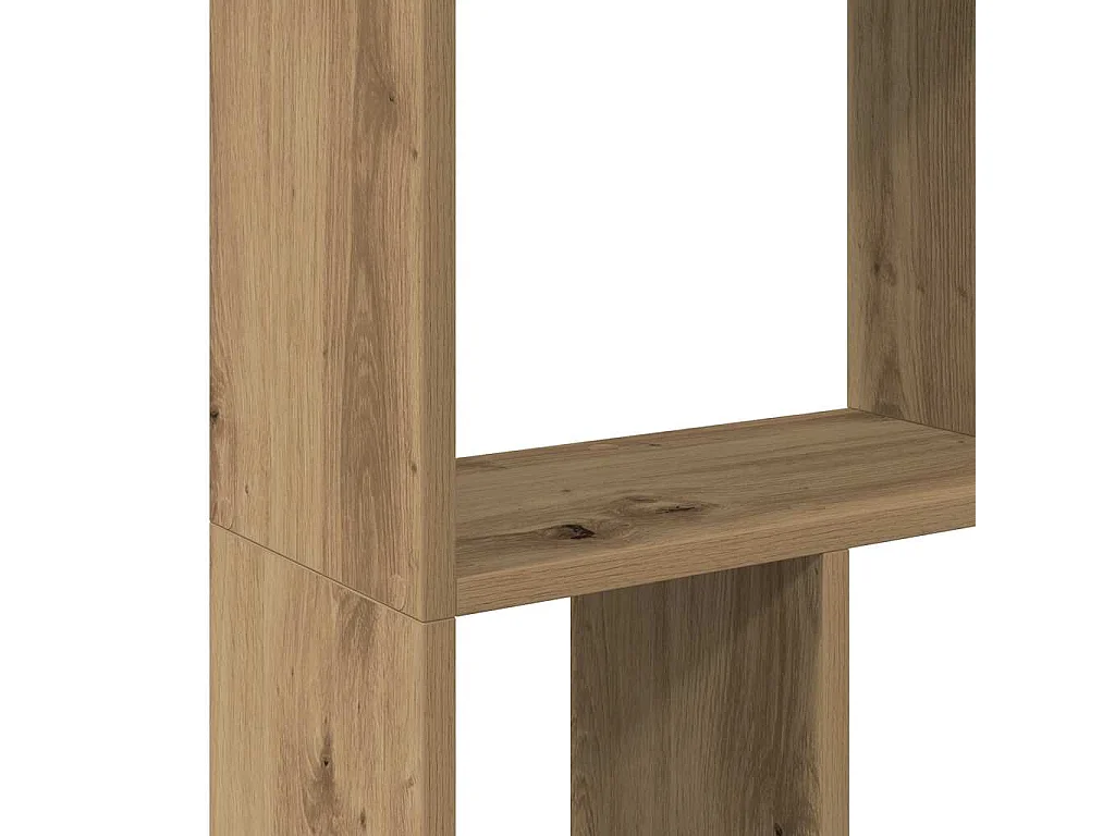 Libreria artigianale in rovere 60x20x120 cm in legno ingegnerizzato