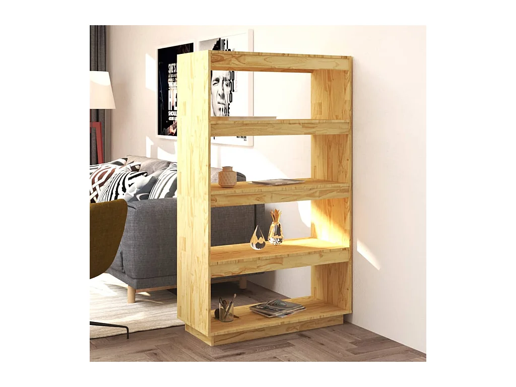 Bibliothèque/Séparateur de pièce 80x35x135cm bois de pin massif