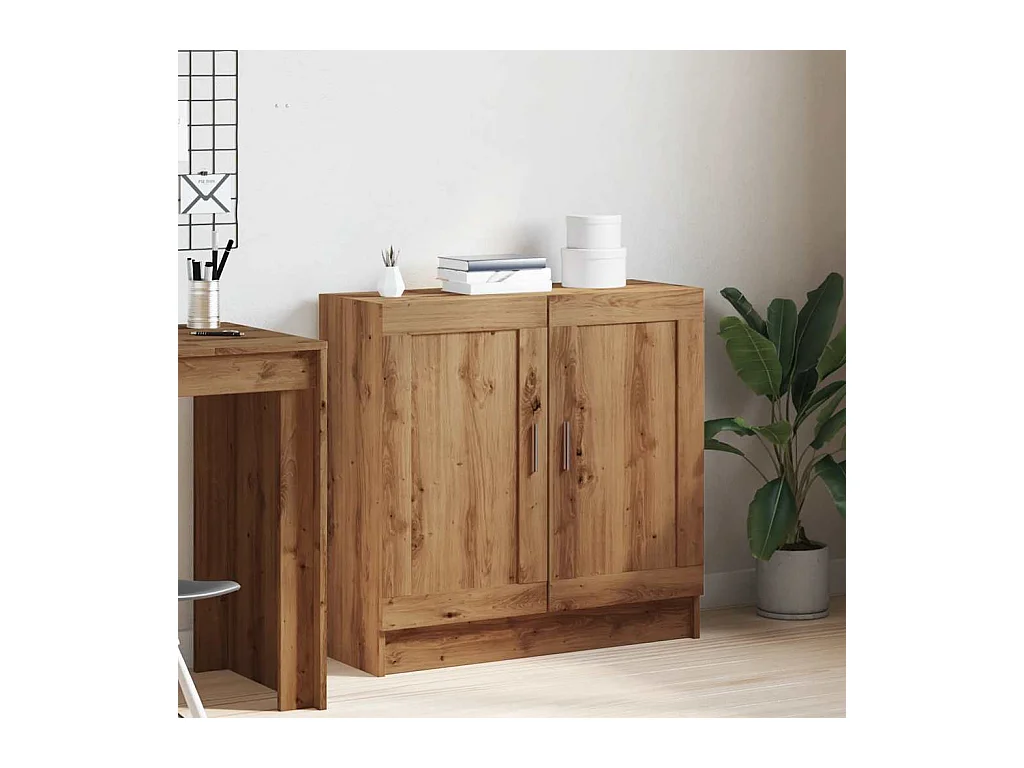 Libreria artigianale in rovere 82,5x30,5x80 cm in legno ingegnerizzato