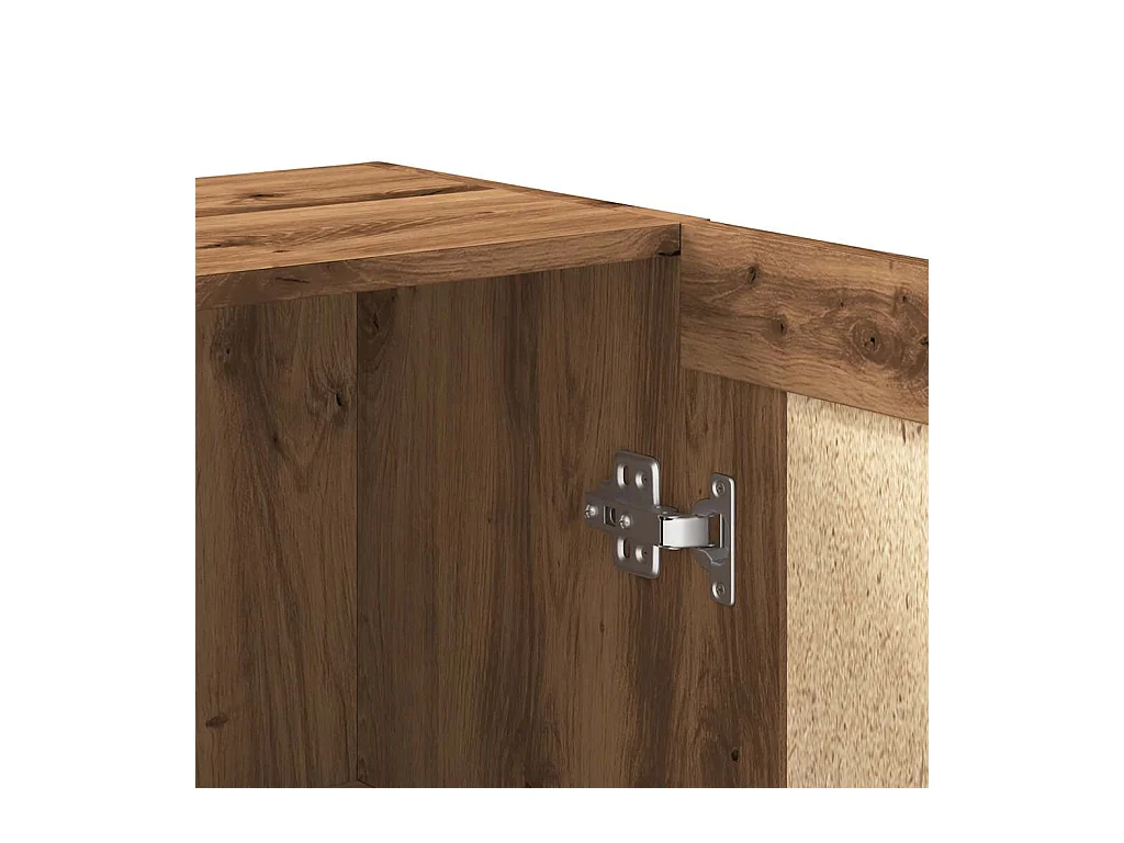 Libreria artigianale in rovere 82,5x30,5x80 cm in legno ingegnerizzato