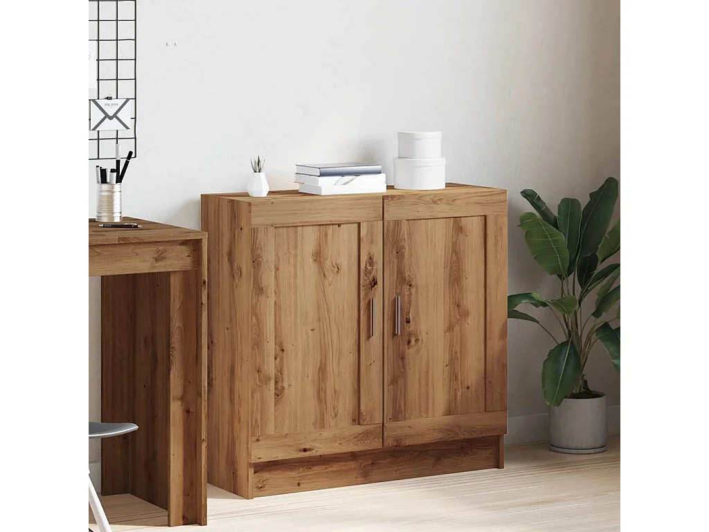 Libreria artigianale in rovere 82,5x30,5x80 cm in legno ingegnerizzato