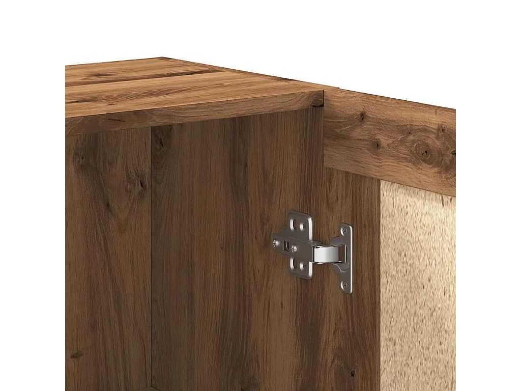 Libreria artigianale in rovere 82,5x30,5x80 cm in legno ingegnerizzato