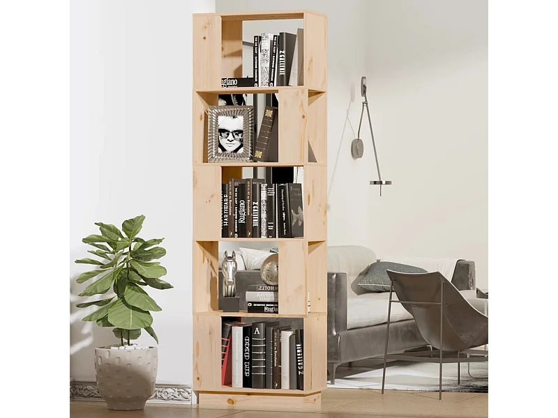 Bibliothèque/Séparateur de pièce 51x25x163,5 cm Pin solide