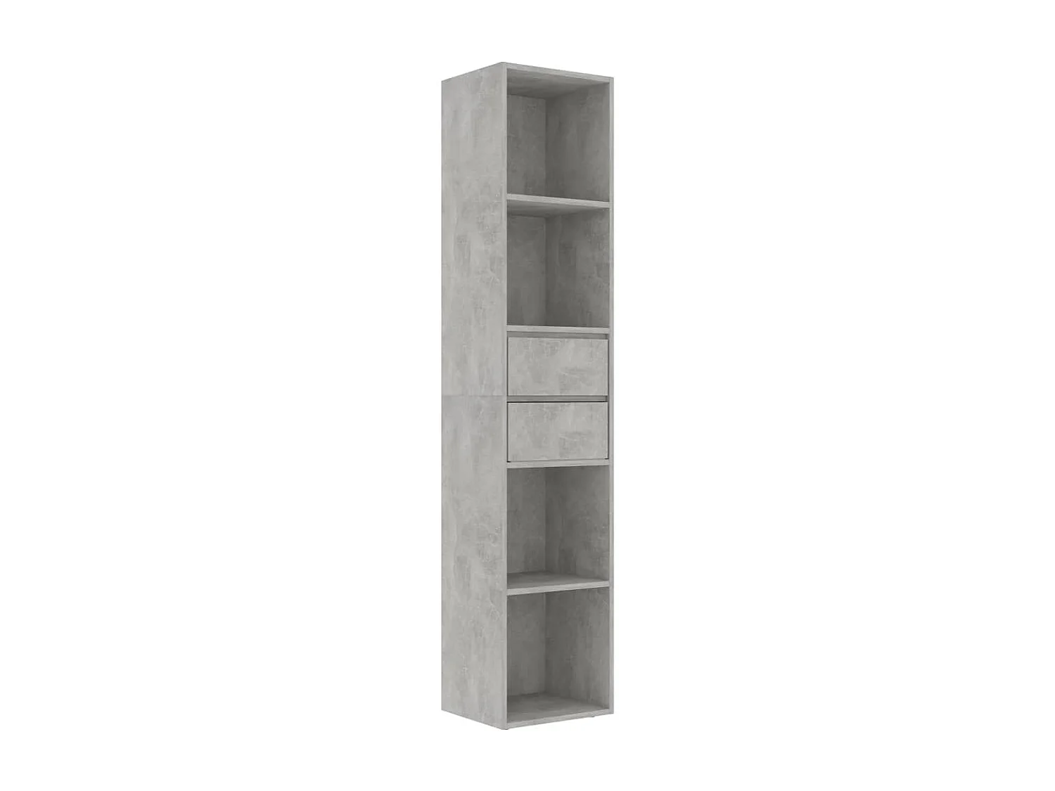 Librería de hormigón gris 36x30x171 cm Madera de ingeniería