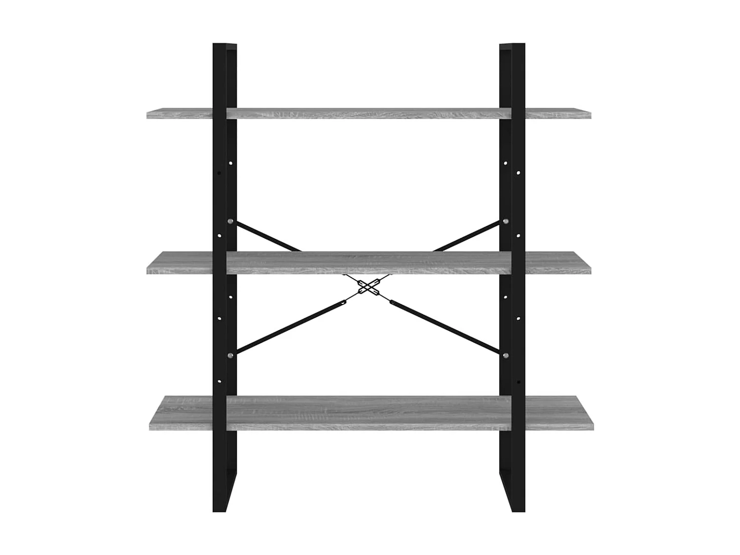 Bibliothèque Sonoma gris 100x30x105 cm Bois d'ingénierie