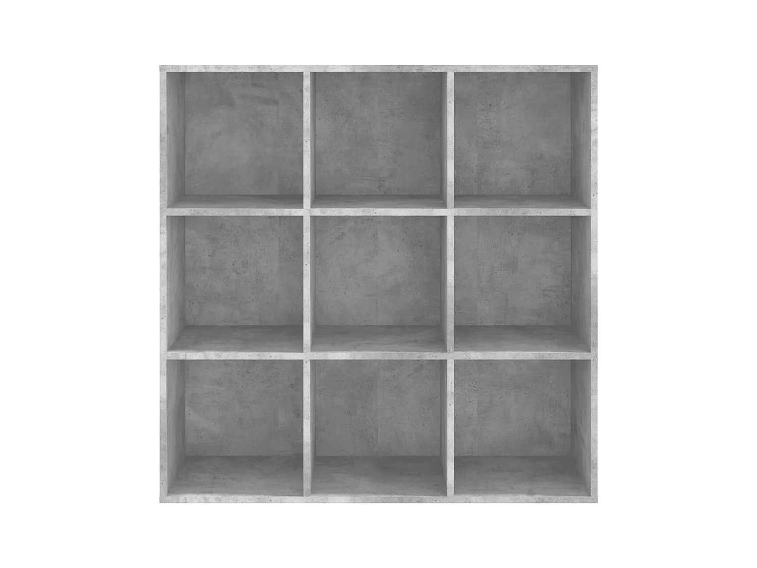 Bibliothèque gris béton 98x29x97,5 cm bois d'ingénierie
