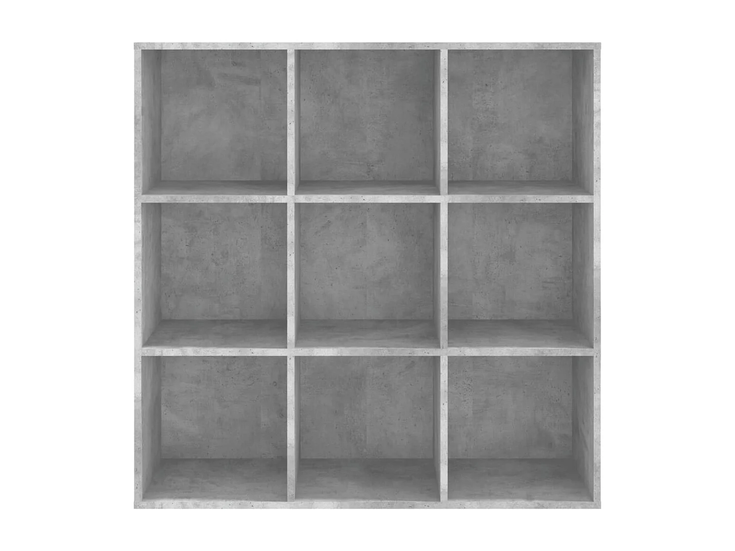 Bibliothèque gris béton 98x29x97,5 cm bois d'ingénierie