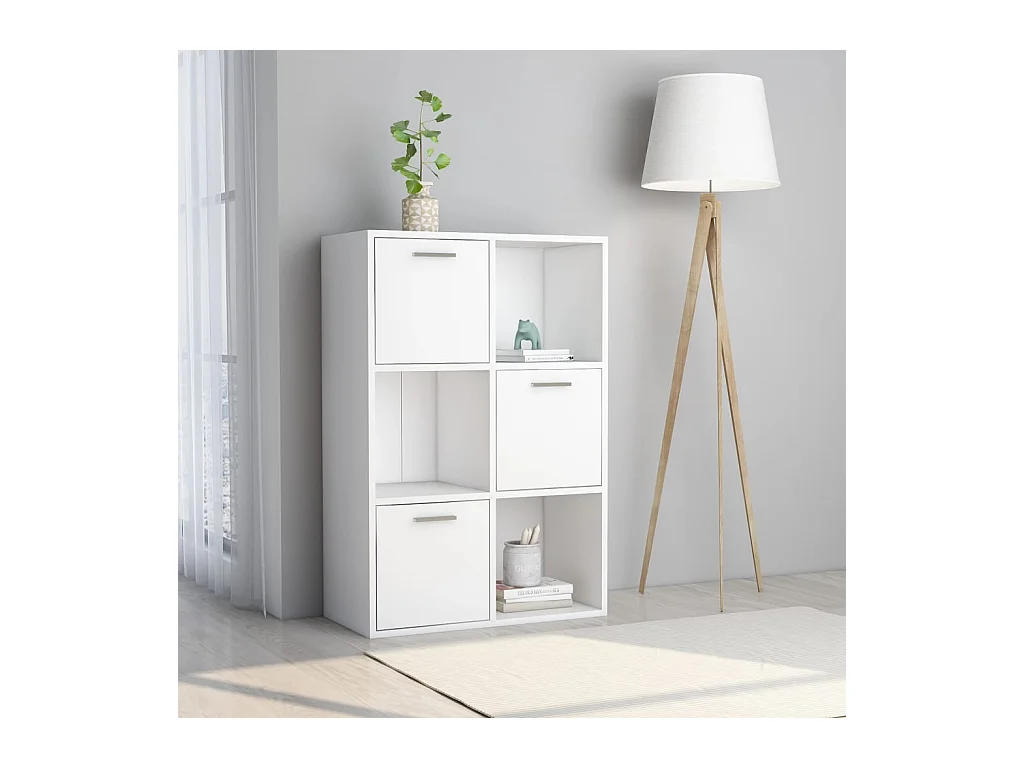 Armoire de rangement Blanc 60x29,5x90 cm Bois d'ingénierie